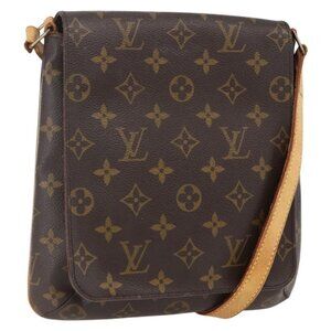 Authentic LOUIS VUITTON Monogram Musette Salsa Short Shoulder Bag M51258 LV